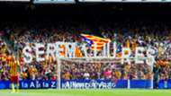 camp nou independentist flags