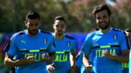 Marco Parolo Graziano Pellè Mattia De Sciglio Italy Euro 2016