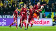 Denmark national team celebrating
