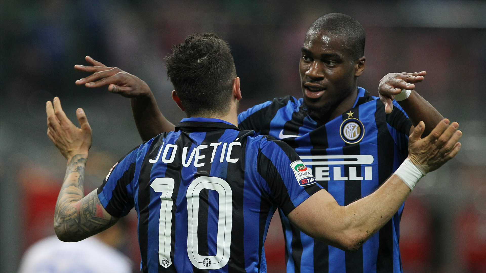 As inter. Inter 2-1 udinese 2010/11.