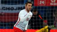 Jakub Blaszczykowski celebrates his scoring Poland Serbia friendly 23032016