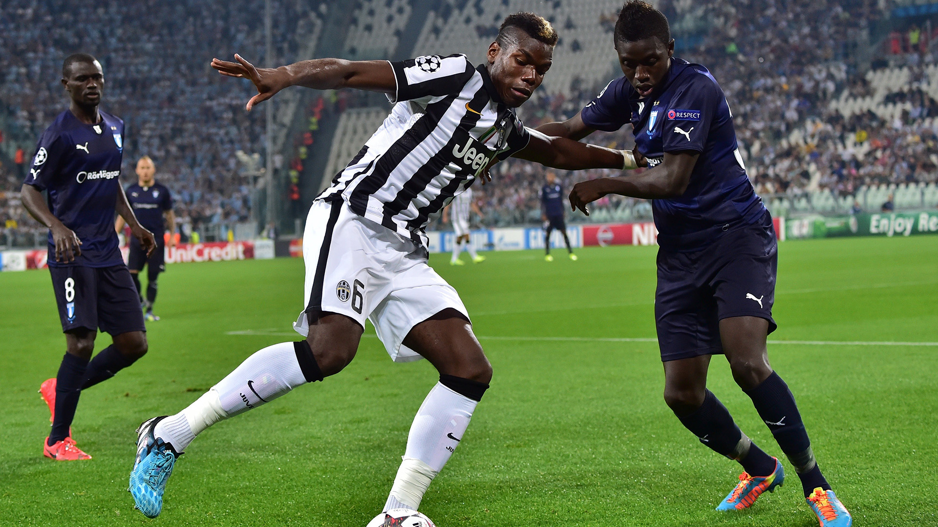 Paul Pogba Juventus Malmoe Champions League - Goal.com