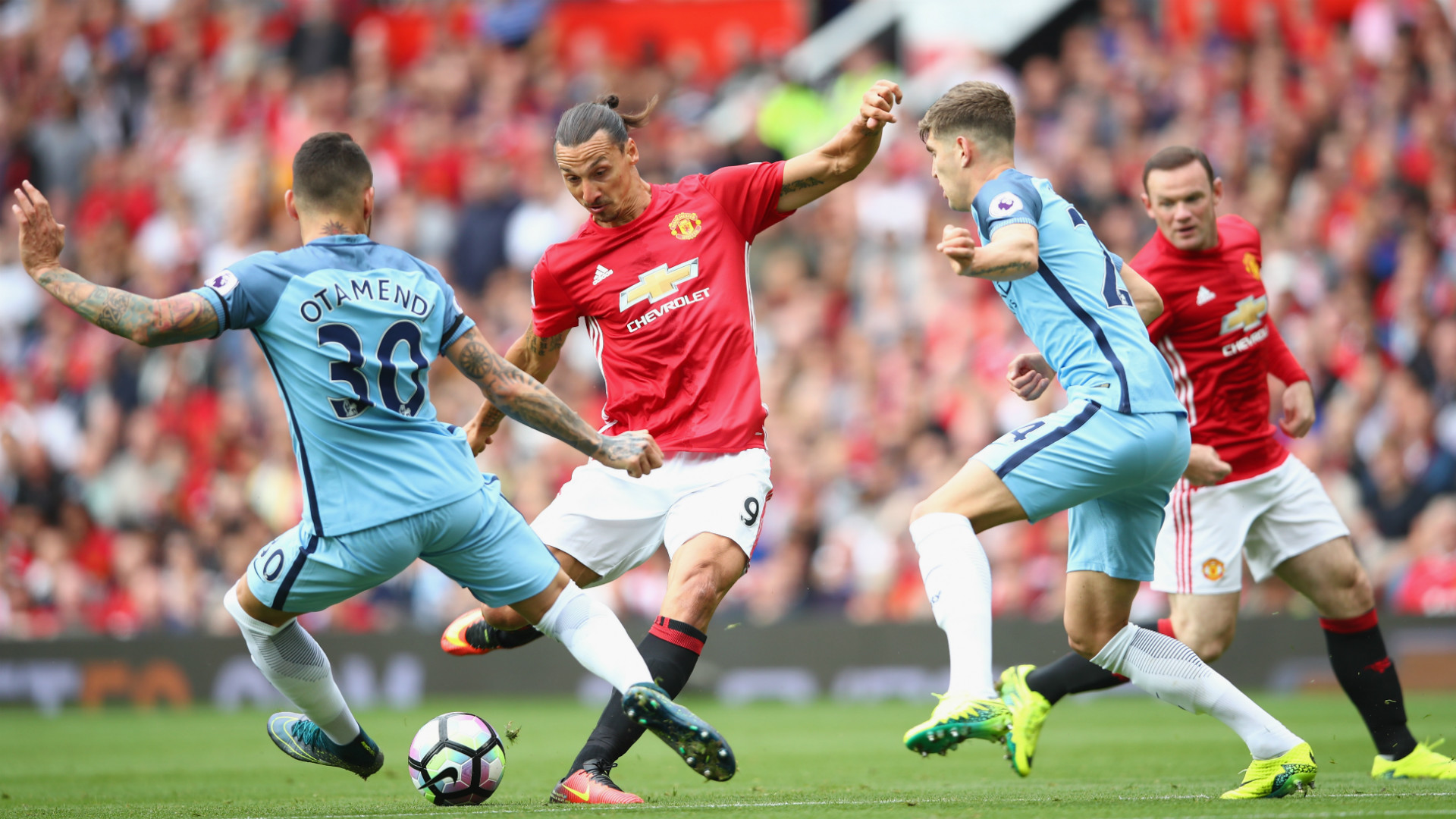 Zlatan Ibrahimovic Manchester United Manchester City 