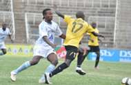 Tusker's Robert Omunuk v Sofapaka's Bob Mugalia.