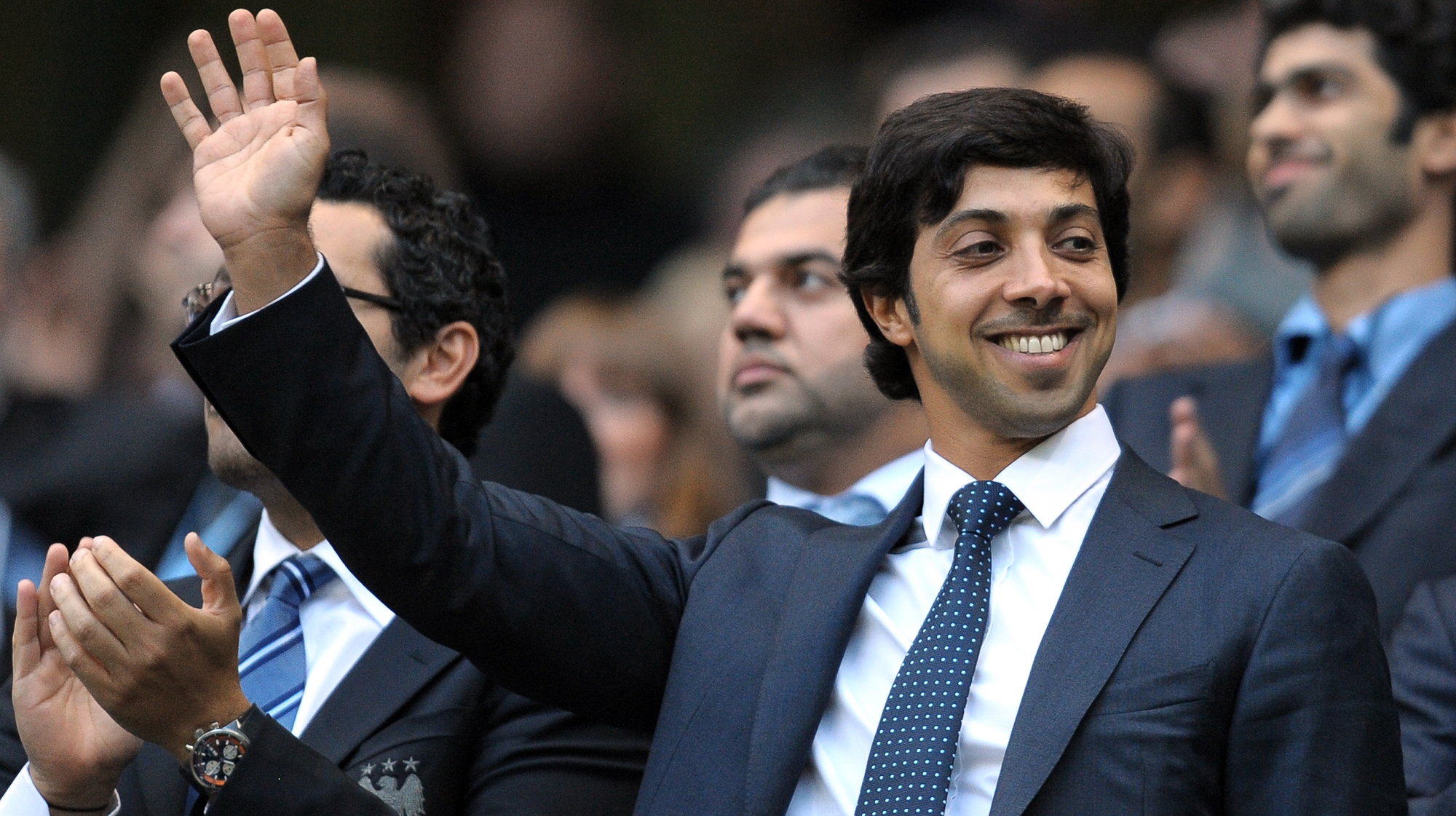 Manchester city owner Sheikh Mansour bin Zayed Al Nahyan