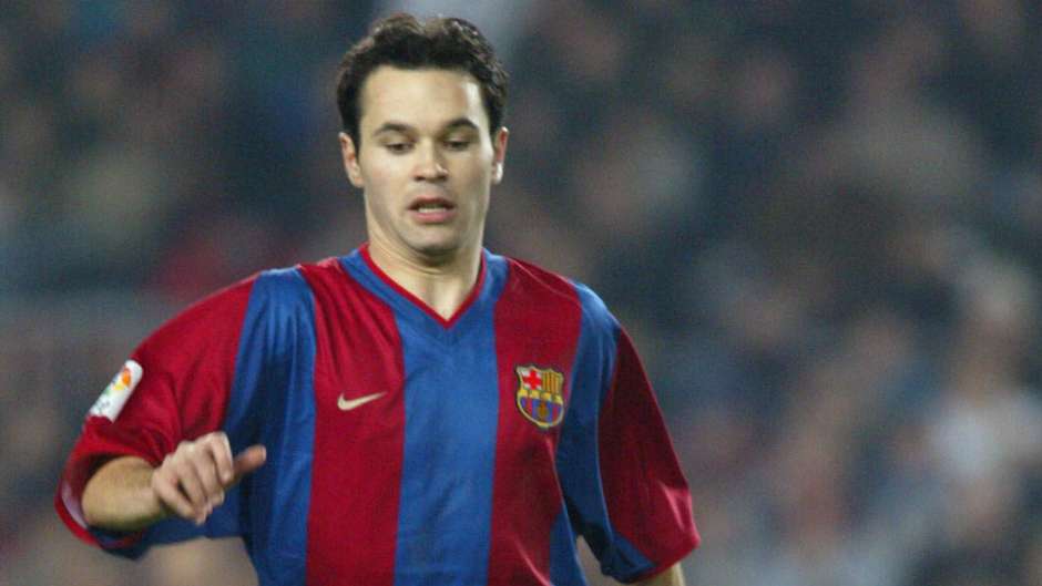 Image result for andres iniesta barcelona young