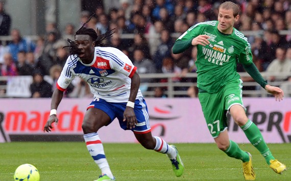 BAFETIMBI GOMIS MATHIEU BODMER SAINT-ETIENNE LYON 04282013