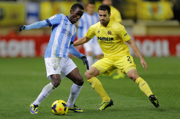 Fabrice Olinga Mario Villarreal Malaga La Liga 11292013