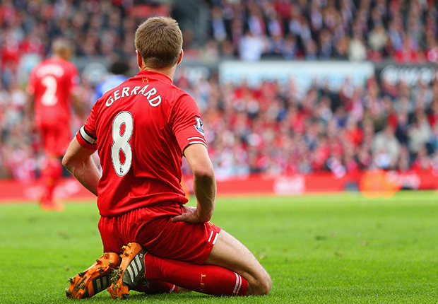 Steven Gerrard Liverpool Chelsea Premier League 04272014