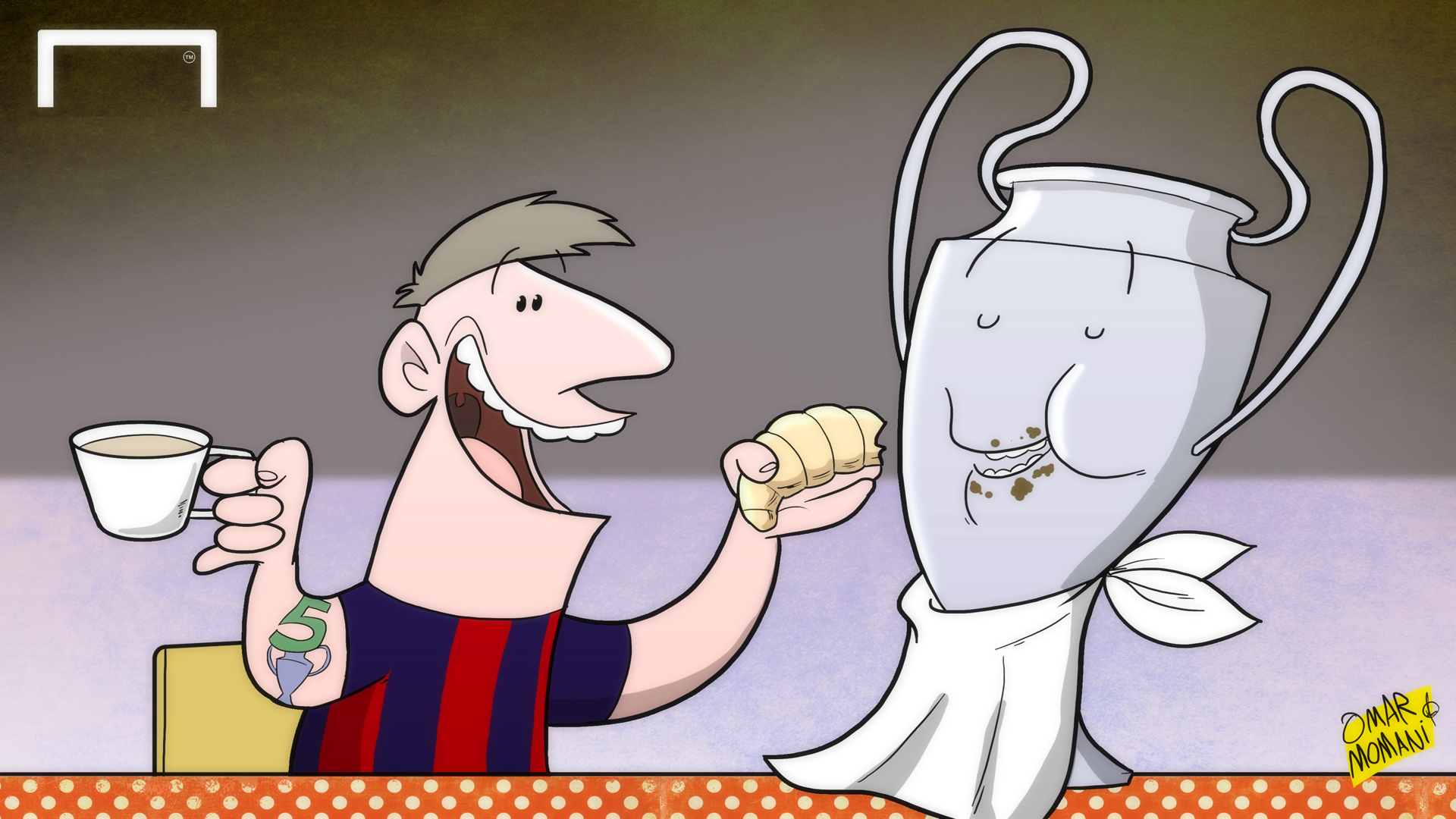 Cartoon of the Day Messi Champions League