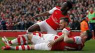 Danny Welbeck, Aaron Ramsey, Olivier Giroud Arsenal
