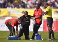 Kenya goalkeeper Duncan Ochieng.