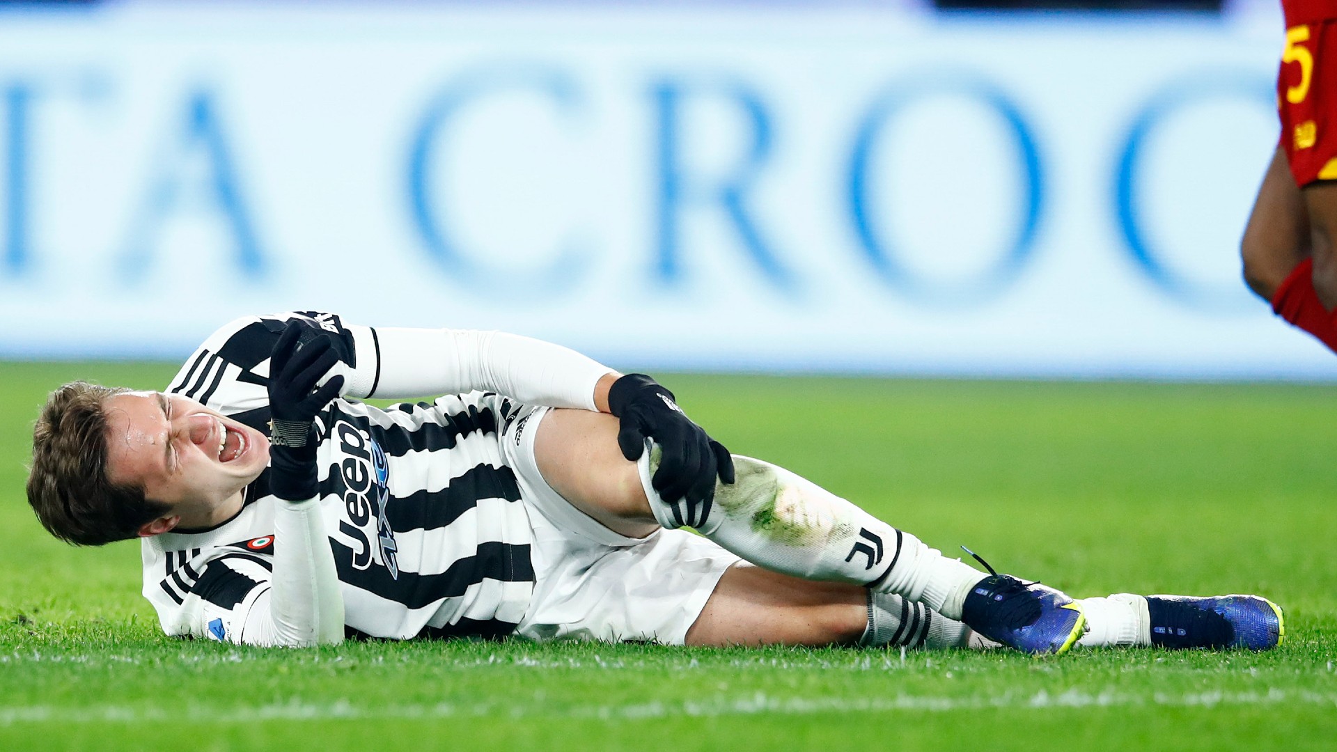 Federico Chiesa was injured in Juventus' win at Roma