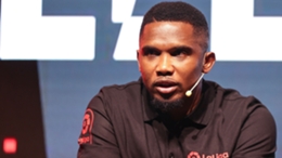 Samuel Eto'o has apologised for his role in a "violent altercation" after a World Cup game