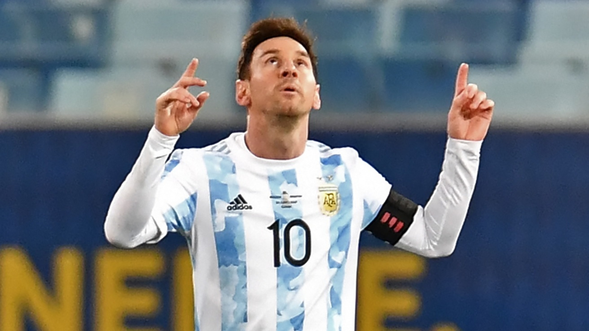 Lionel Messi of Argentina