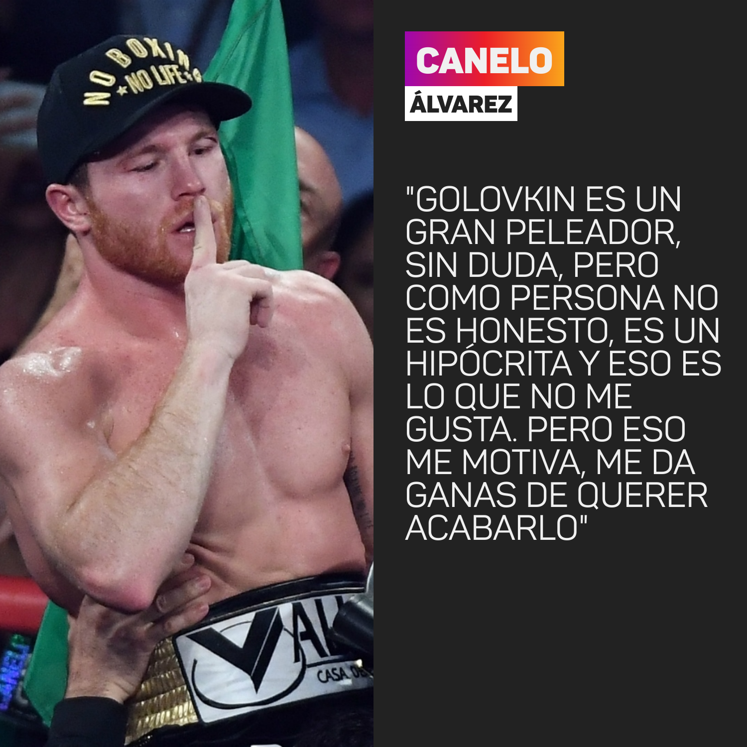 Canelo grafico declas contra GGG