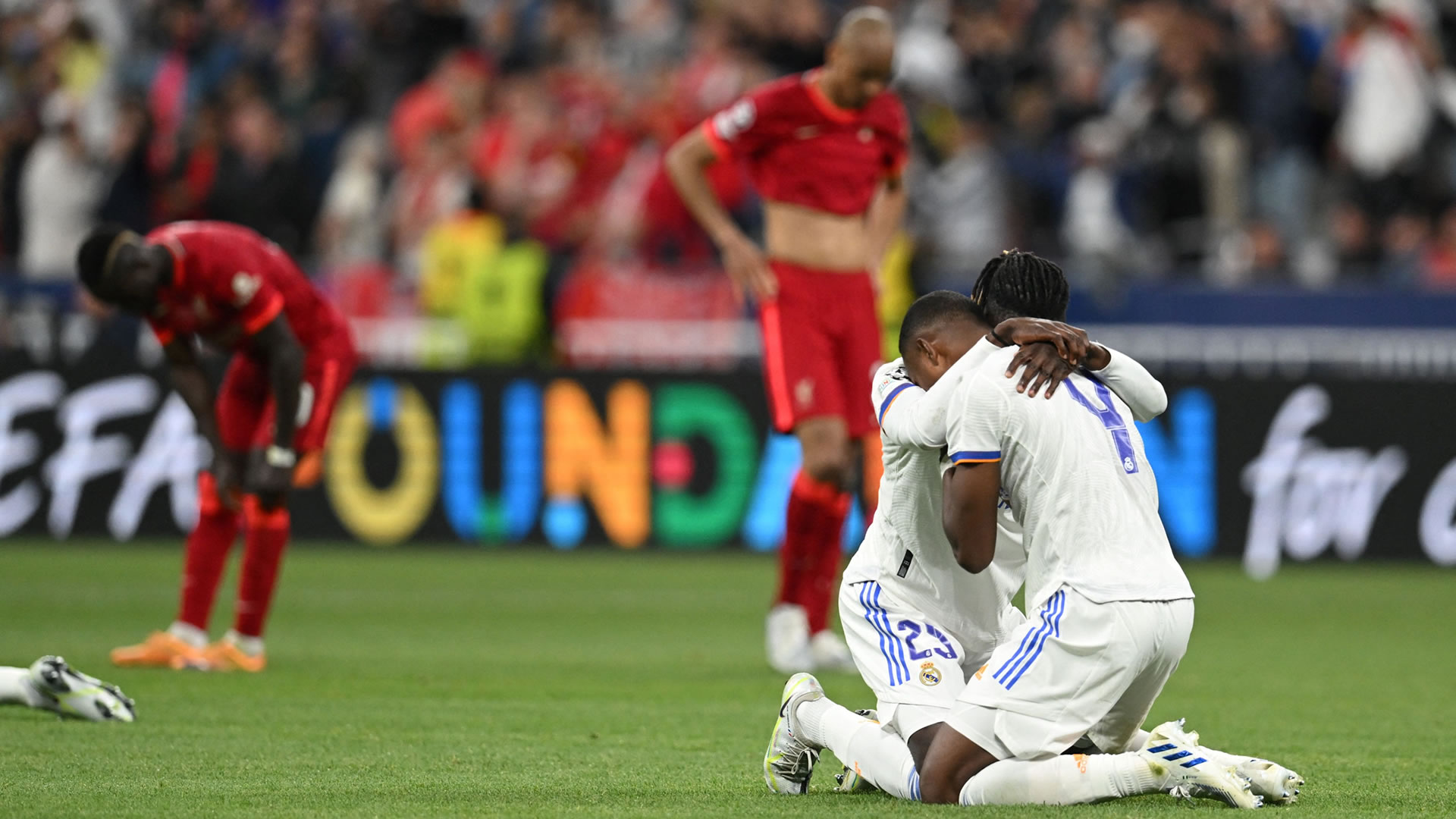 Real Madrid overcame Liverpool to win their 14th European Cup/Champions League title in Paris last season