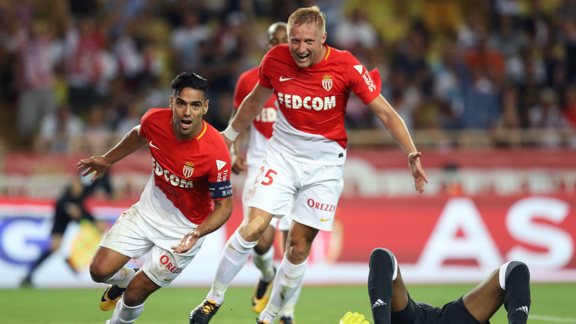 Falcao García marcó dos goles con el Mónaco