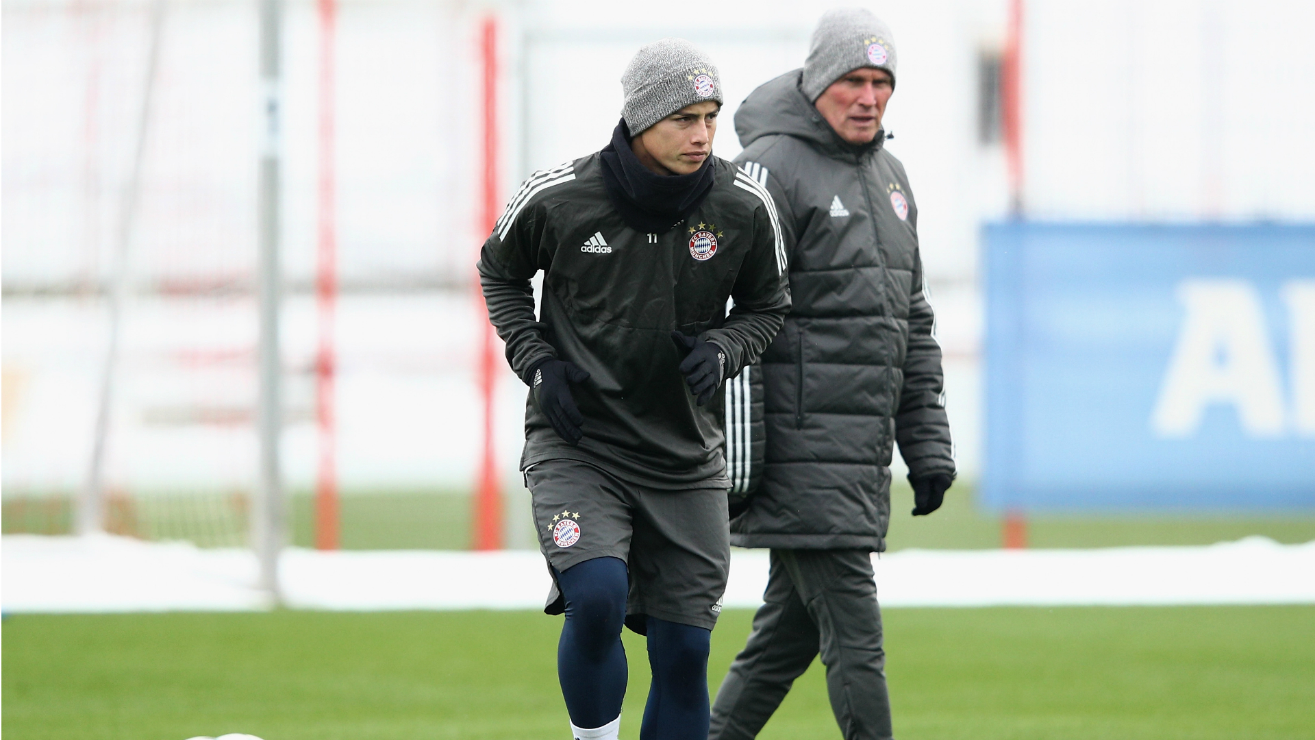 James Rodriguez Jupp Heynckes Bayern Muenchen Training And Press Conference 04122017