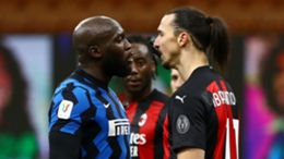 Romelu Lukaku and Zlatan Ibrahimovic clashed during the Coppa Italia
