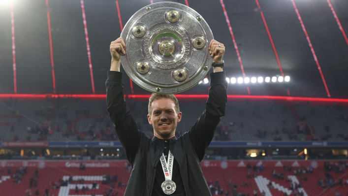 Julian Nagelsmann will look to add a second Bundesliga crown to his name with Bayern Munich