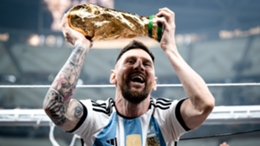 Lionel Messi finally got his hands on the World Cup last month