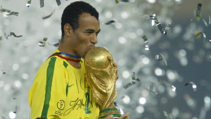 Cafu lifted the World Cup in 2002 with Brazil