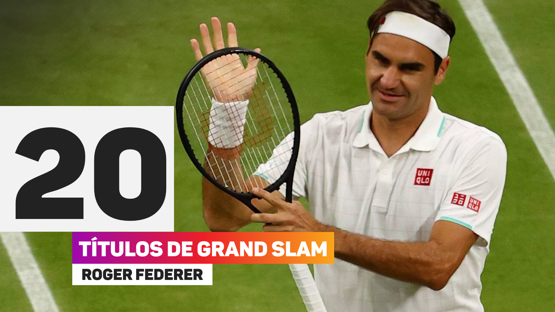 Federer grand slam titulos grafico