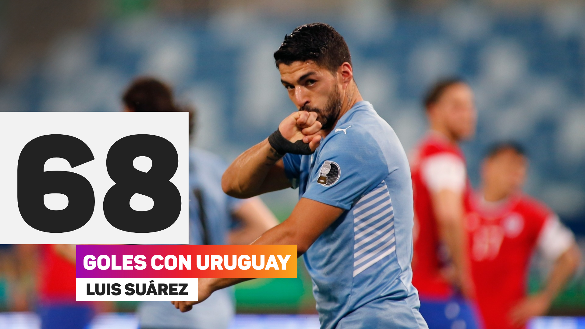 Luis Suarez Goles en Uruguay
