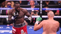 Deontay Wilder was knocked down by Tyson Fury in the 11th round of his last bout