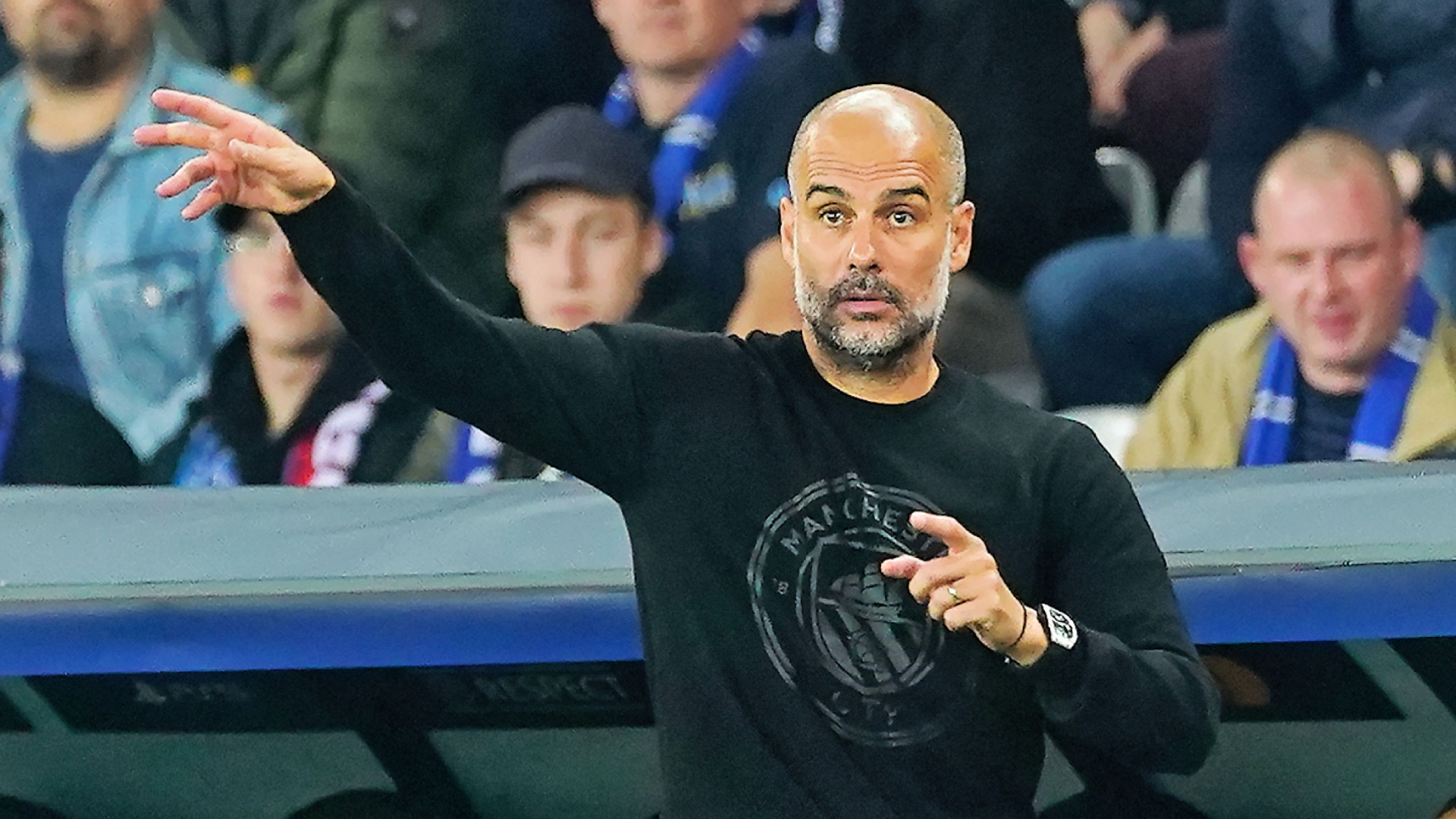 Pep Guardiola's Manchester City will look to secure top spot in their group by beating Paris Saint-Germain