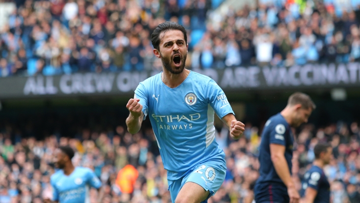 Bernardo Silva and Manchester City face West Ham in the Premier League this weekend