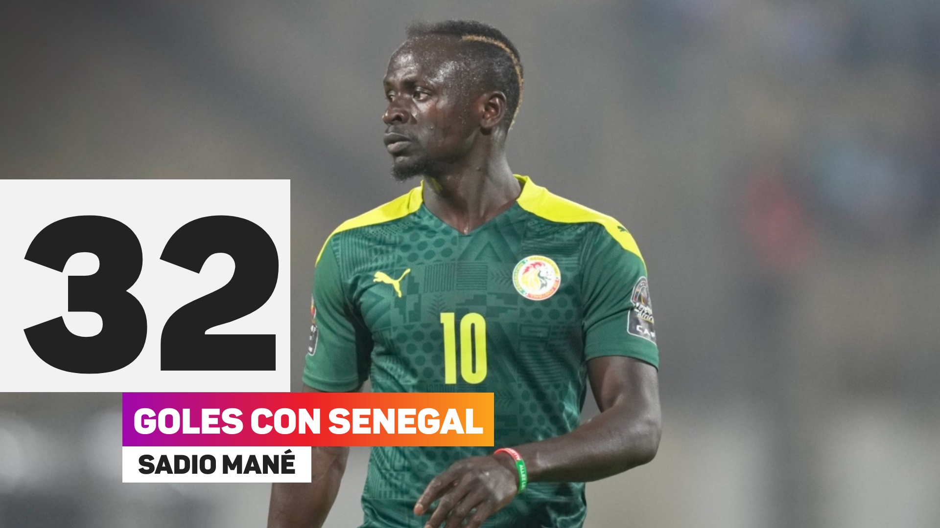 Sadio Mané Goles con Senegal 11032022