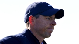 Rory McIlroy was involved in an angry exchange with a fellow player after the shock news of a commercial merger between golf’s rival factions (Steve Welsh/PA)