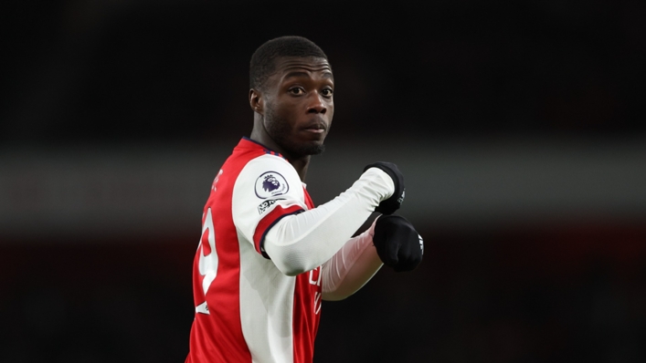 Nicolas Pepe has linked up with Nice for the remainder of the 2022-23 season