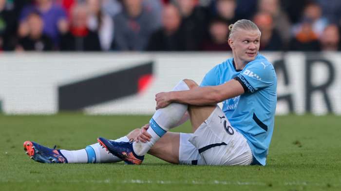 'I'll be back', pledges Haaland after suffering ankle injury