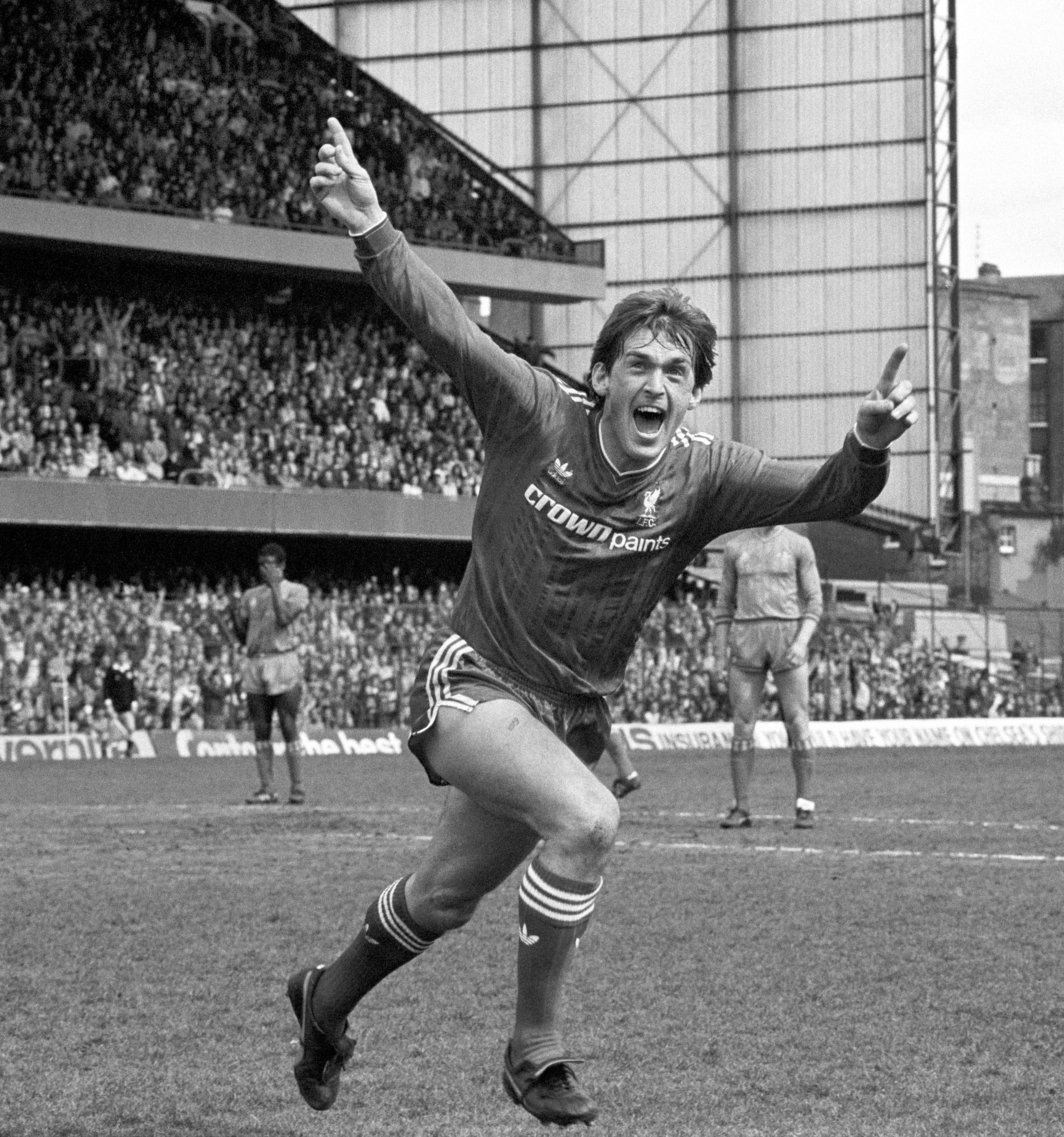 Liverpool player/manager Kenny Dalglish celebrates