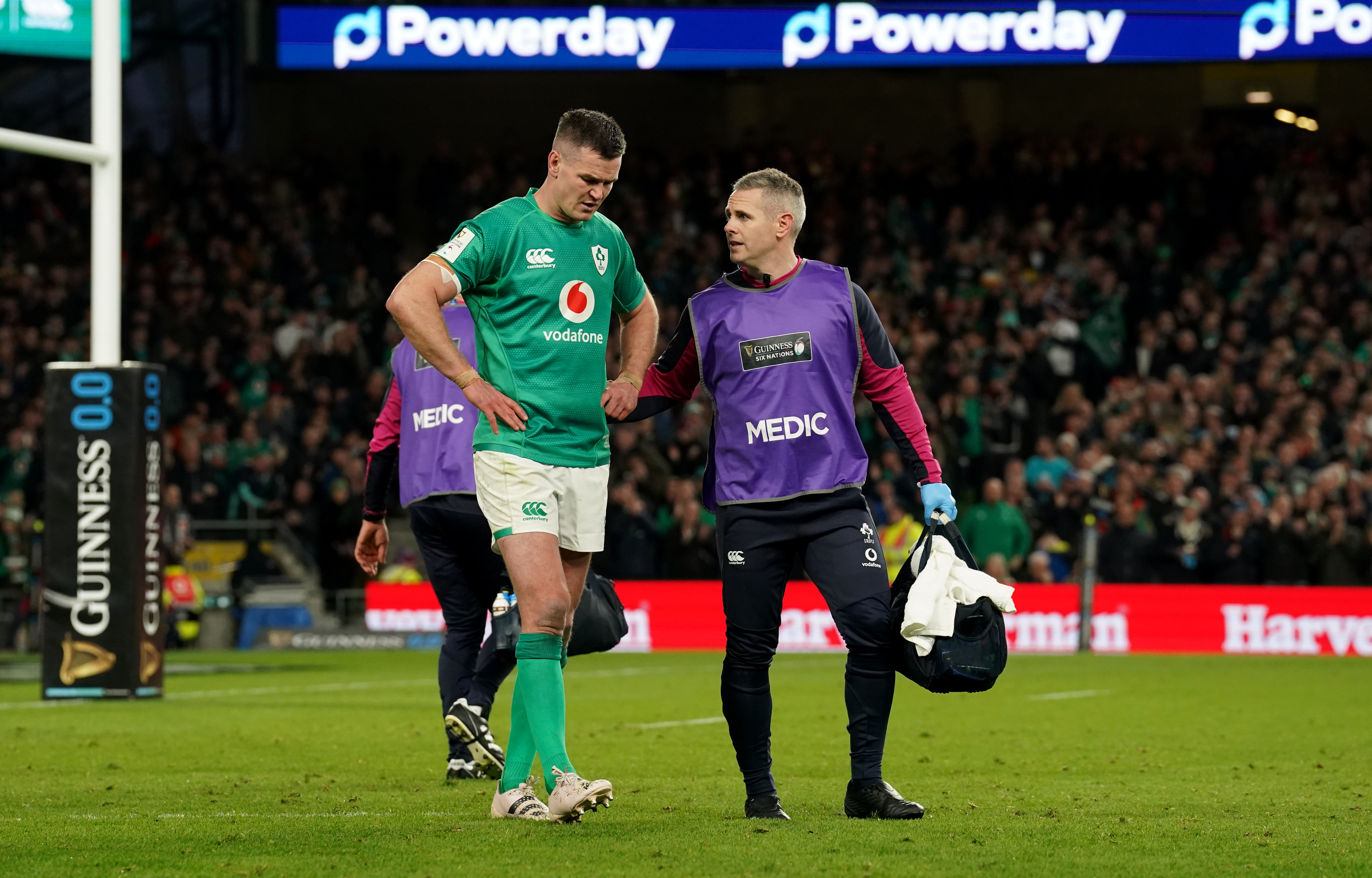 Ireland captain Johnny Sexton has not played since being injured against England in March
