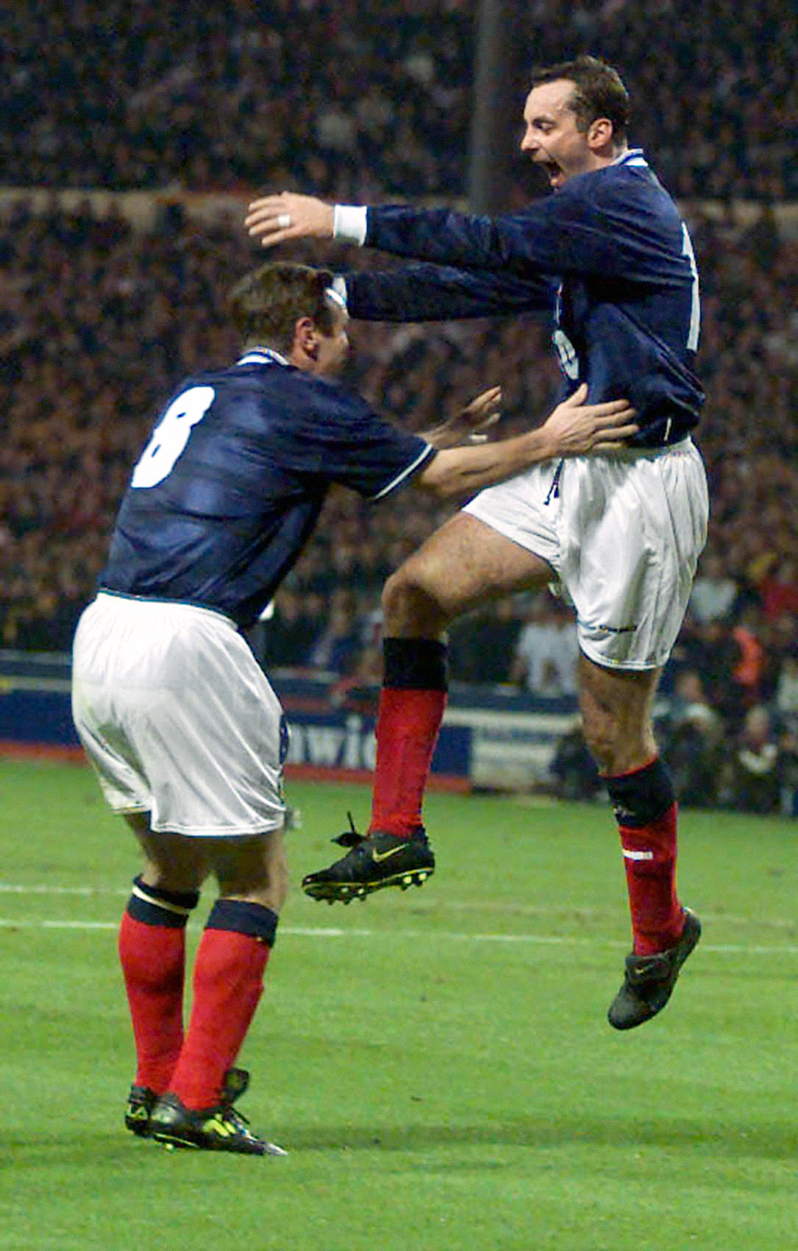 Don Hutchison scored a memorable goal for Scotland against England