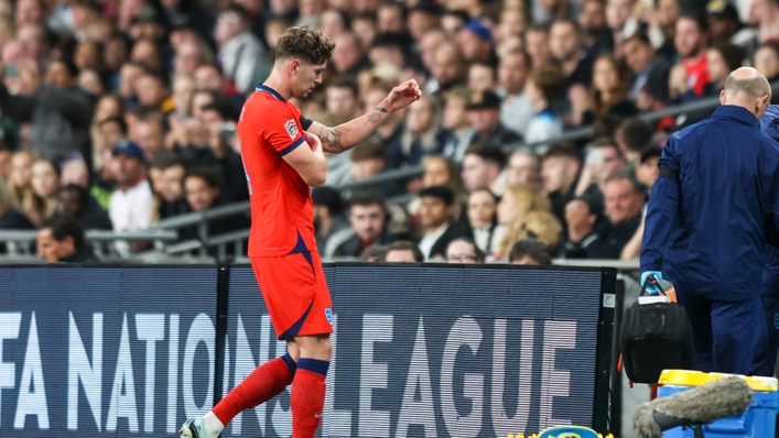 John Stones went off injured during England's Nations League draw with Germany