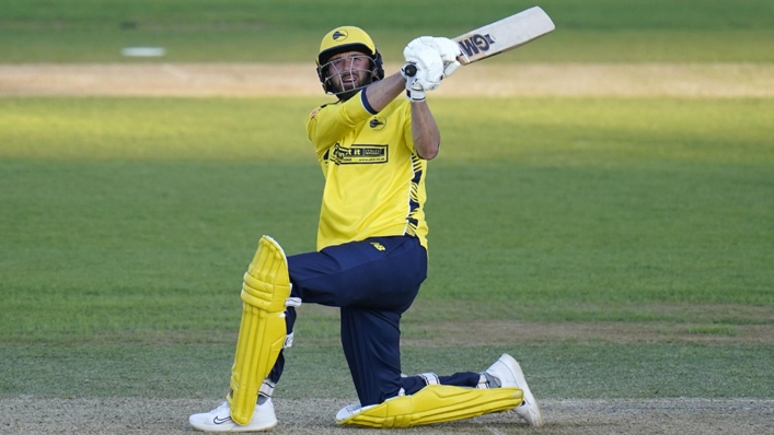 Hampshire’s James Vince hit a century to help his side to Vitality Blast victory over Essex (Andrew Matthews/PA)