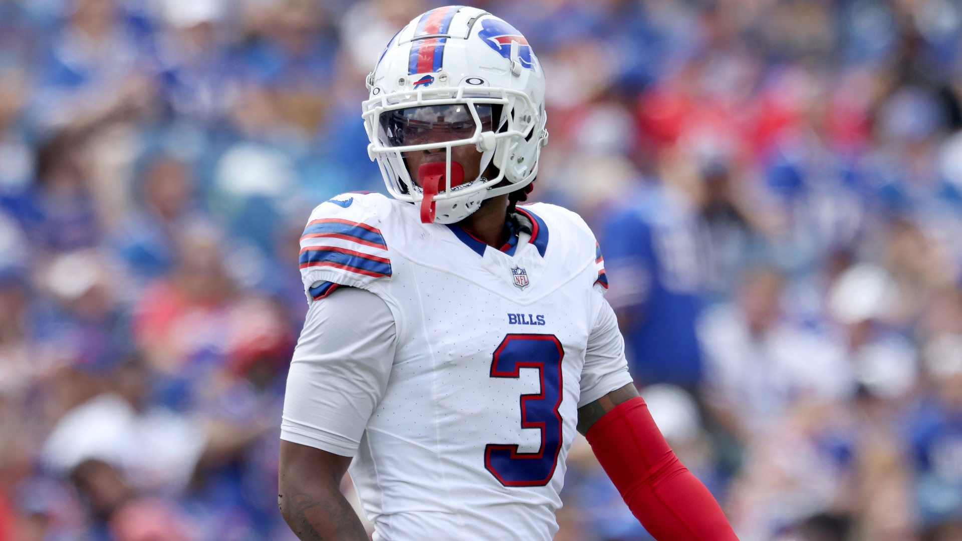 Bills’ Damar Hamlin sees first game action since cardiac arrest