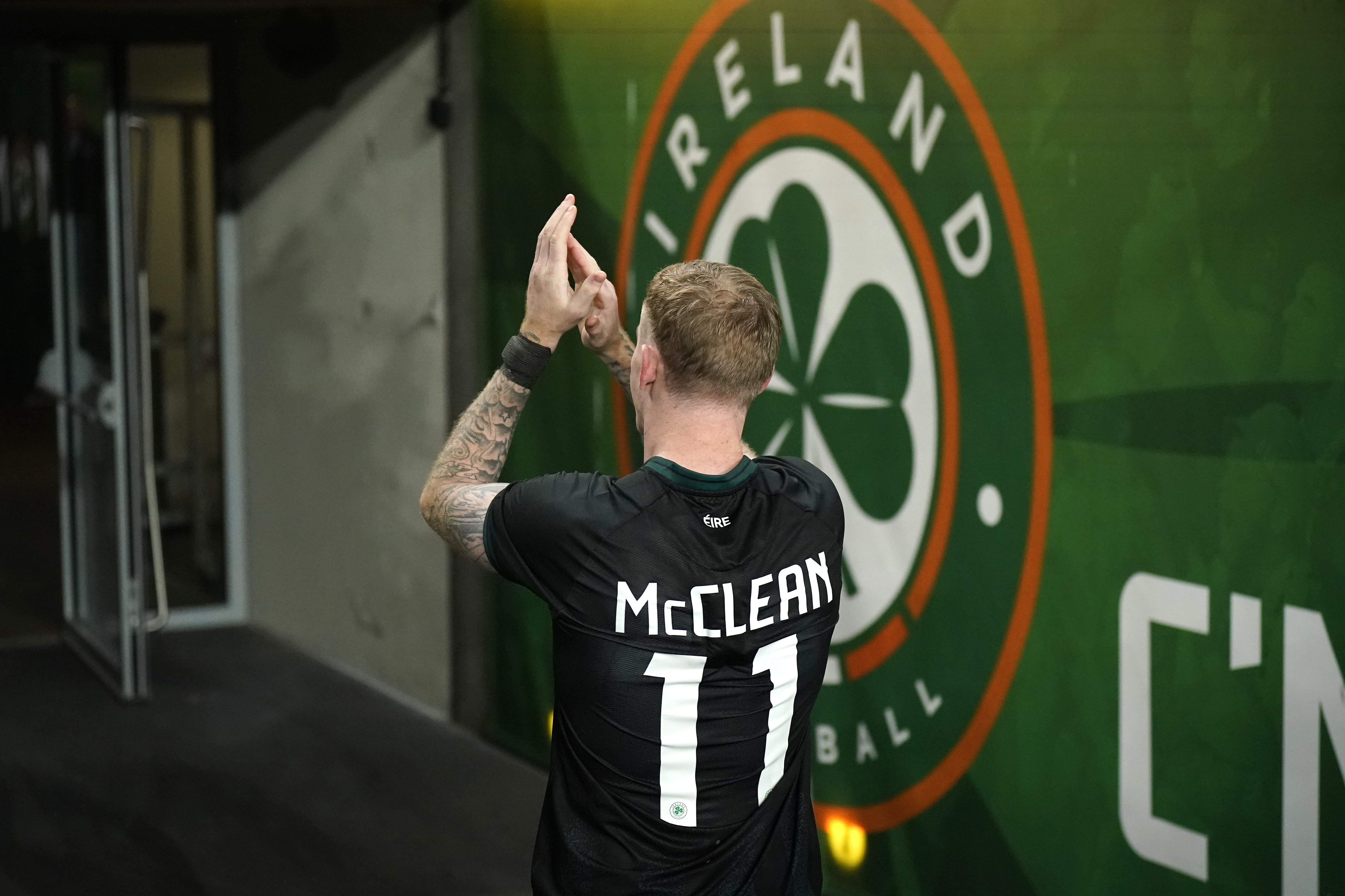 Republic of Ireland’s James McClean