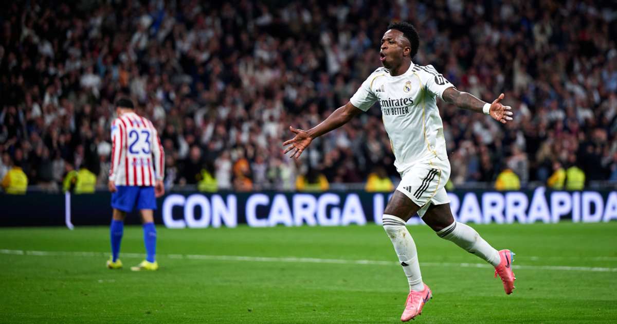 Real Madrid 3-2 Atletico Madrid: Vinicius brace enough for derby spoils despite Valverde red