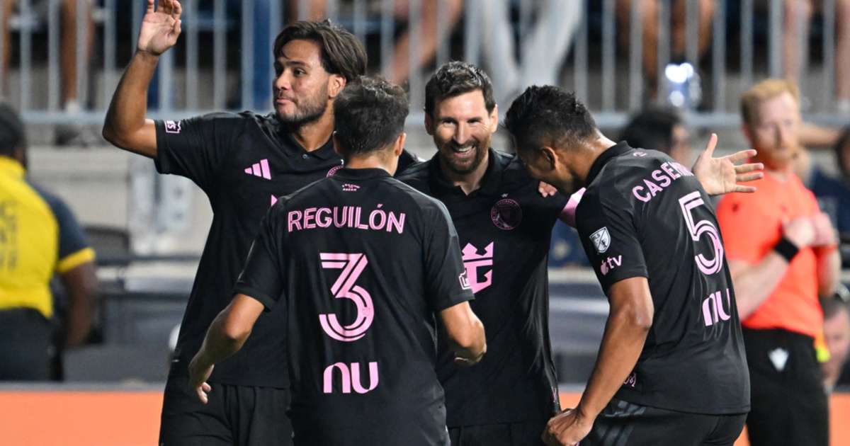 Messi back on target as Union and Inter Miami share spoils in double red-card chaos