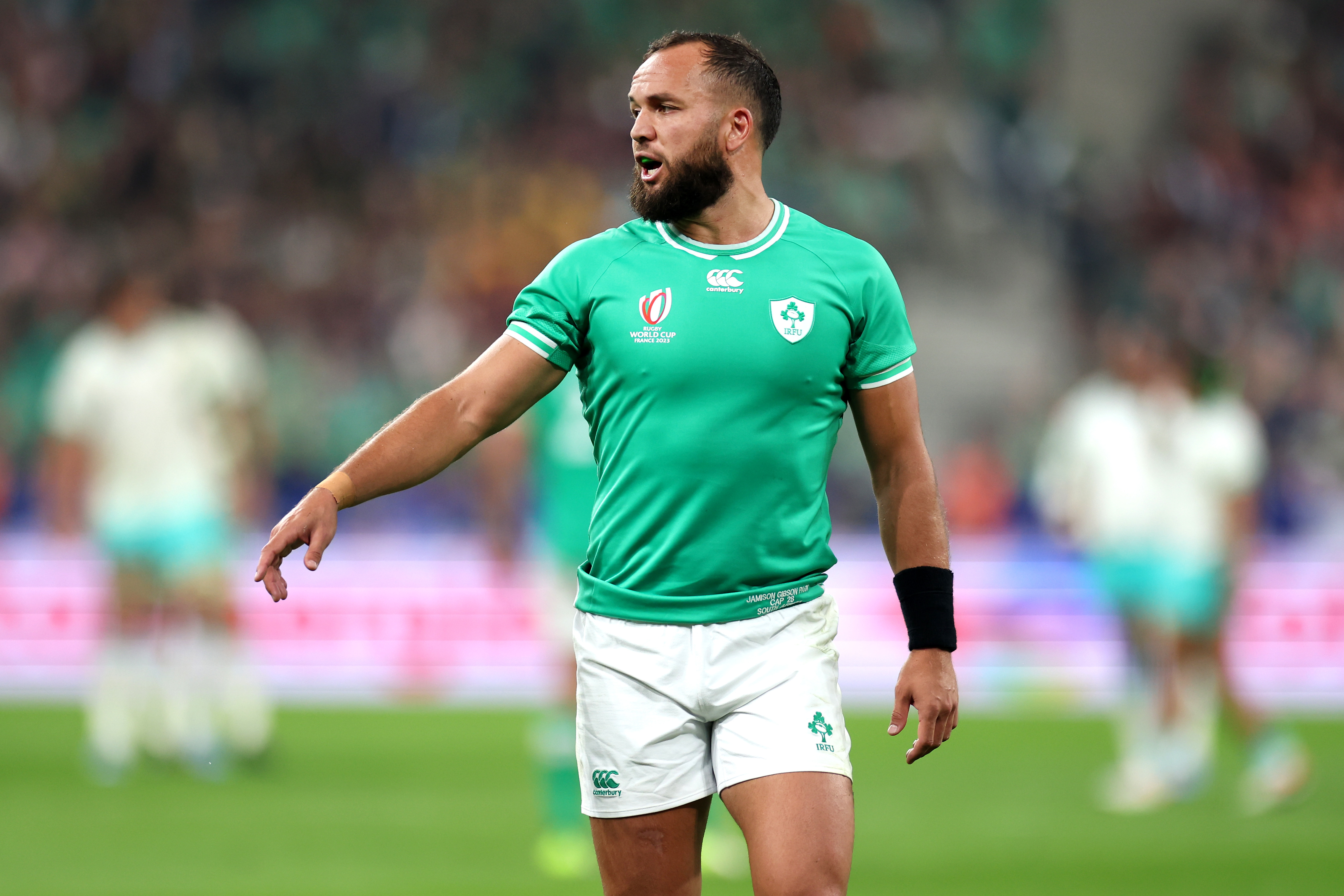 Scrum-half Jamison Gibson-Park is one of three native New Zealanders in Ireland's squad