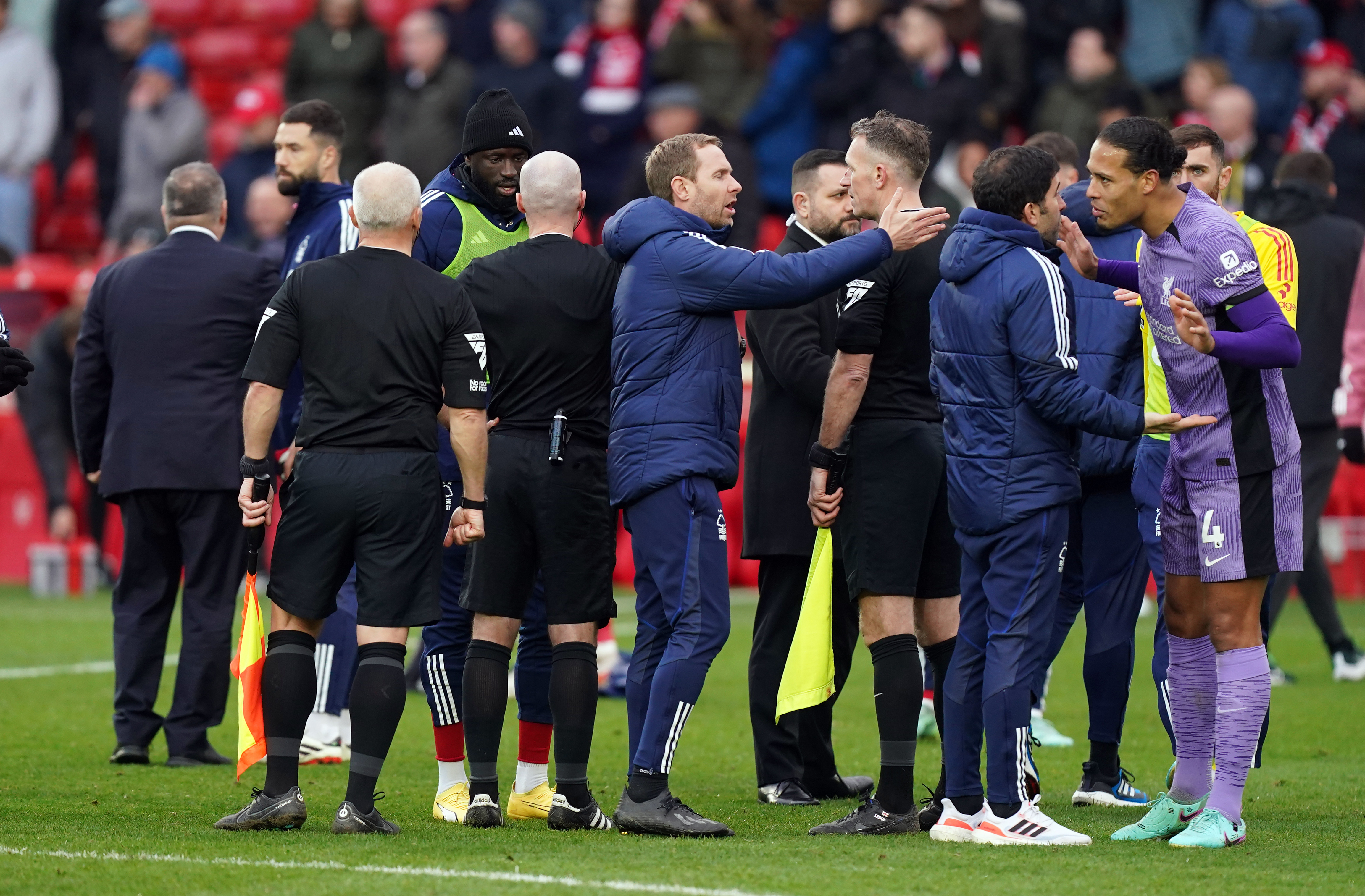 Jurgen Klopp saw nothing wrong with Liverpool’s winning goal at Forest