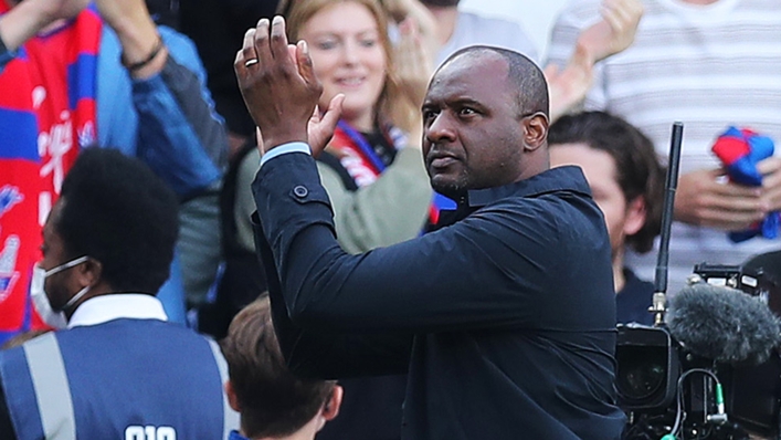 Patrick Vieira and Crystal Palace face a tricky trip to rivals Brighton
