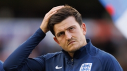 Harry Maguire before England's draw with Italy