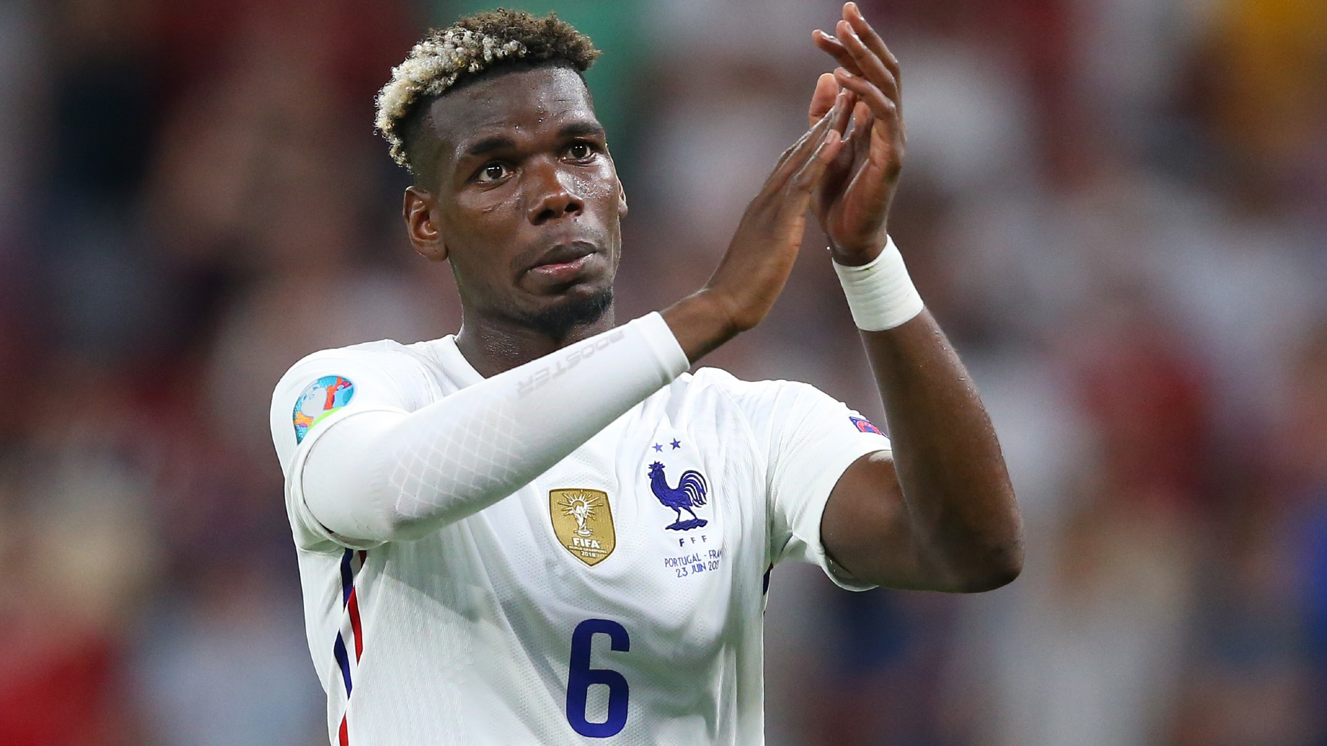 Paul Pogba following France's draw with Portugal